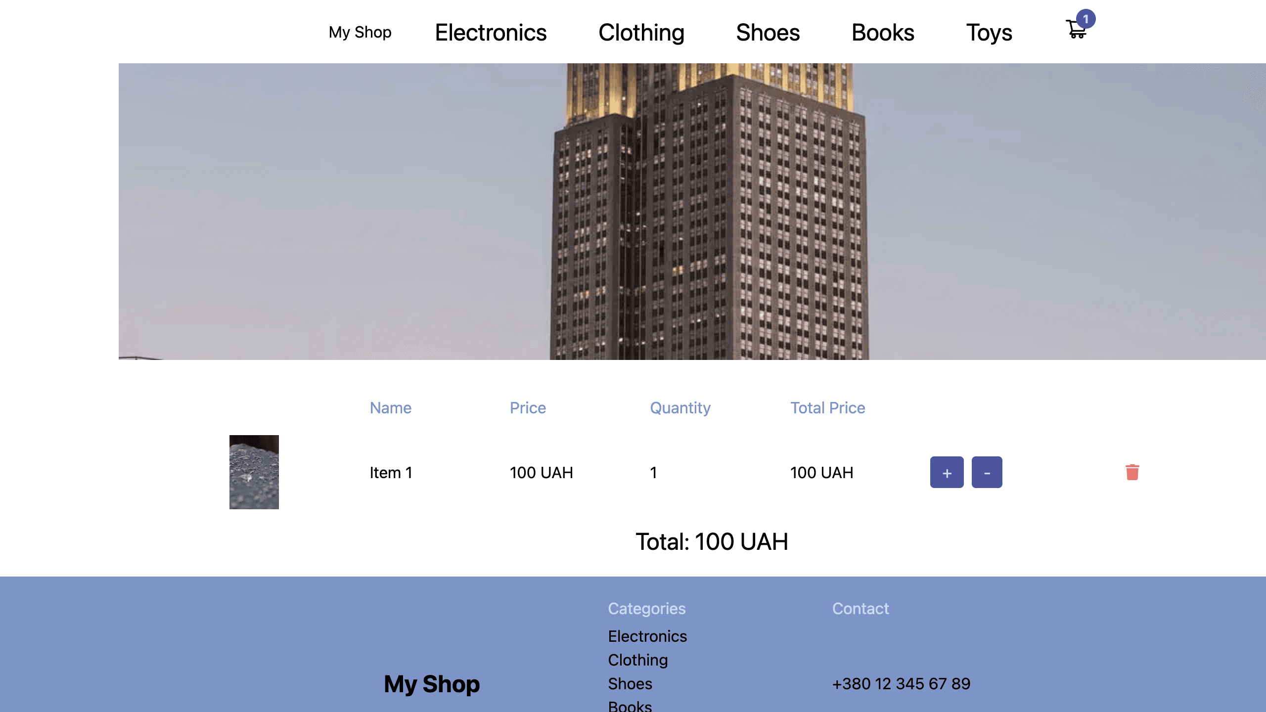 5-Hours Shop cart state